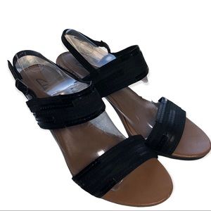 Clarks black/tan‎  Women’s  Shoes Sandals Sz 8.5